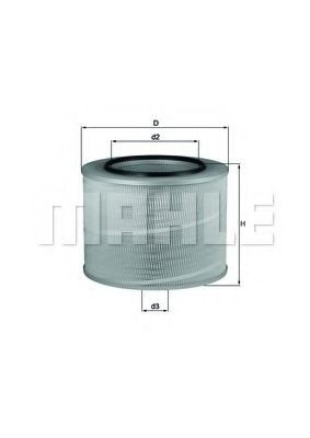 Елемент повітряного фільтра Mahle Original LX506 ціна, від 55.24 USD